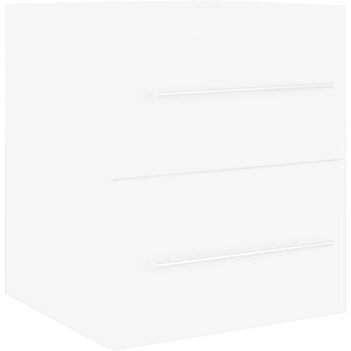 vidaXL Omarica za umivalnik bela 41x38,5x48 cm iverna plošča, (20796594) Cene