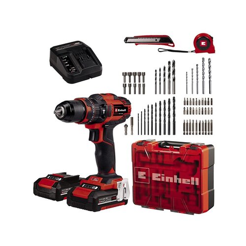 Einhell expert akumulatorska udarna bušilica/odvijač TE-CD18/40 (18 v, 2 baterije, 2 ah, broj okretaja pri praznom hodu: 400 okr/min - 1.500 okr/min) + bauhaus jamstvo 5 godina na uređaje na električni ili motorni pogon Cijene