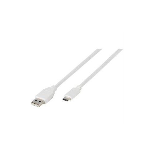 Vivanco usb typ c kabel 1,2m wei&amp;szlig; 38756 DCVVUSBC20A12W typ a &amp;lt;-&amp;gt; typ c stecker usb 3.1 Slike