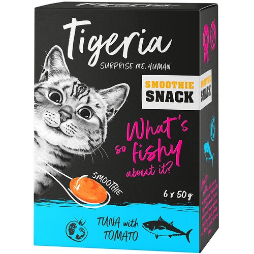  Varčno pakiranje Tigeria Smoothie Snack 24 x 50 g - Tuna s paradižnikom Cijene