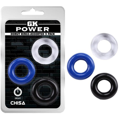 Chisa Novelties 2025 Komplet Erekcijskih ObroČkov Chisa Donut Rings 3/1 Cene