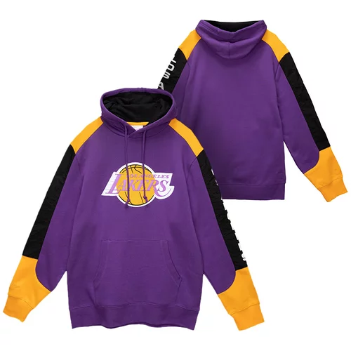 Mitchell And Ness Los Angeles Lakers Mitchell & Ness Fusion pulover s kapuco