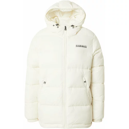 Napapijri Zimska jakna črna / naravno bela