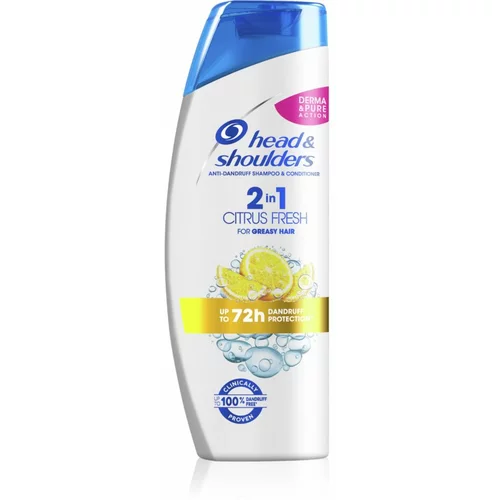 Head & Shoulders Citrus Fresh 2v1 šampon za masnu kosu 360 ml