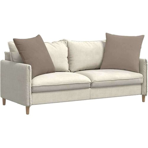 VidaXL jastučići za sofu 2 pcs sivo-smeđa 60 x 60 cm tkanina Slike
