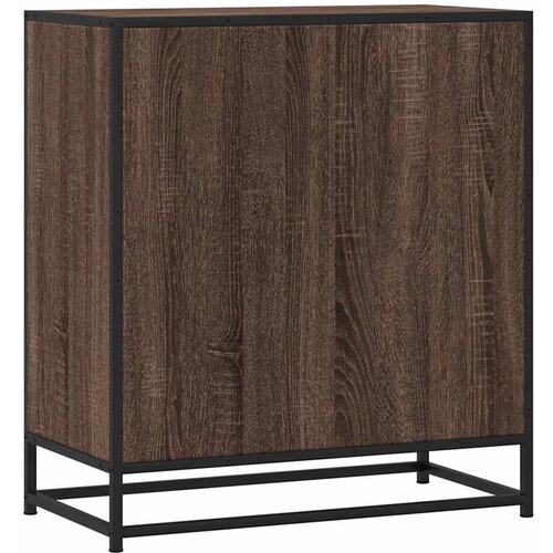  Komoda boja hrasta 68x35x76 cm konstruirano drvo i metal Slike