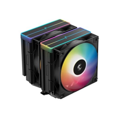DeepCool Hladilnik za procesor AG620 BK ARGB V2, 2x120mm, črn Cene