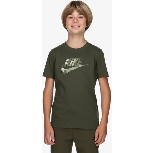 Nike majica za dečake K NSW TEE CLUB SSNL CAMO FZ5172-325 Slike