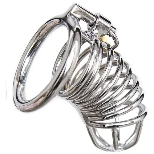 Ohmama Fetish Metal Chastity Lockable Cock Cage Size S