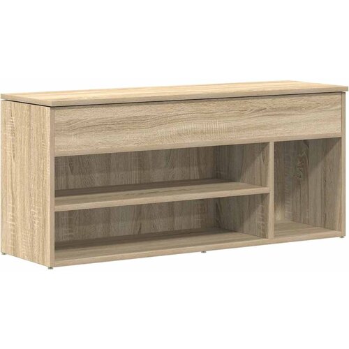 Maison Chic Klop za čevlje - Sedež za čevlje Sonoma Oak 102x30,5x45 cm Inženirski les, (21777212) Slike