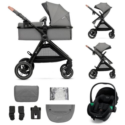 Kinderkraft esme pro kolica za bebe 3u1 gray KSESME00GRY300N Slike