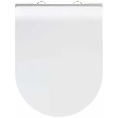 Wenko bijela toaletna daska s mekim zatvaranjem habos, 46 x 36 cm