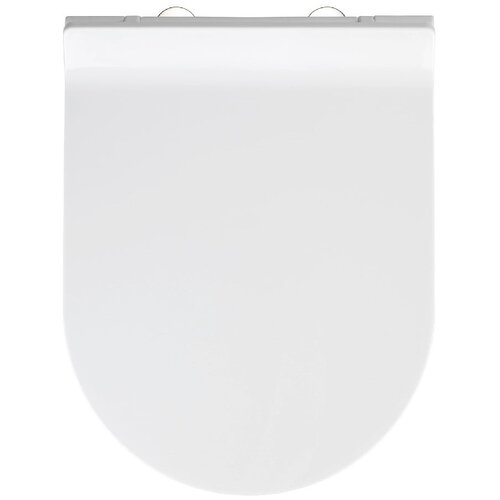 Wenko bijela toaletna daska s mekim zatvaranjem habos, 46 x 36 cm Slike