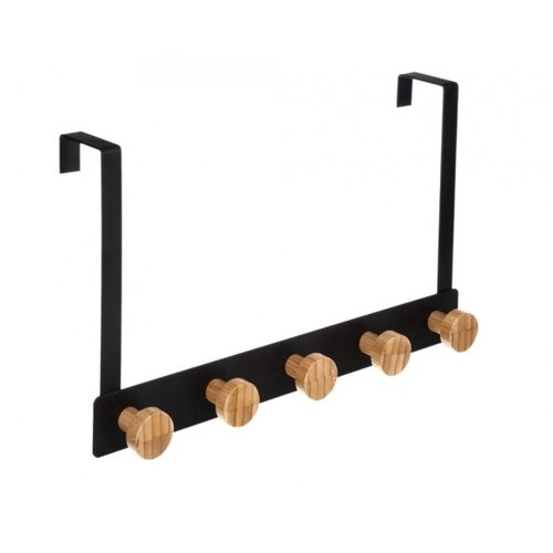 5five FIVE vje&amp;scaron;alica 4 kukice 33,3x8,2x20cm CRNA Slike