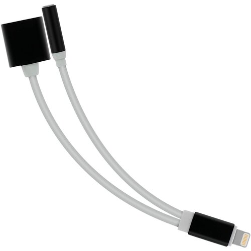AVIZAR Apple Lightning Audio in adapter za polnjenje na 3,5 mm ženski prikljucek in ženski Lightning - bel, (20618123) Slike