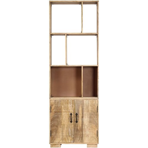 Maison Chic Knjižna omara - Knjižna polica - Knjižni regal 60x35x180 cm trden mangov les, (21723185) Slike