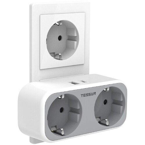  Vtičnica z USB 2xAC, USB-A, USB-C (Brez stikala) Slike