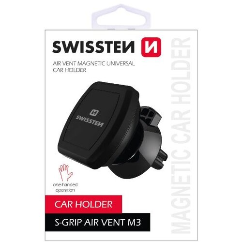 Swissten držač za mobitel, magnetski, za ventilaciju S-GRIP AIR VENT M3 Slike