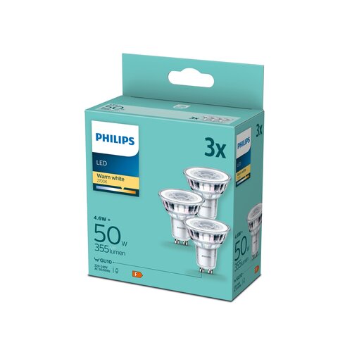 Philips led sijalica, GU10, 4.6W(50W), 355lm, 2700K Slike
