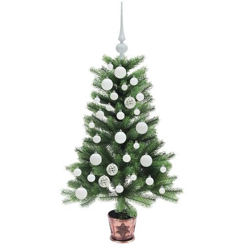  Božićno drvce s 150 LED svjetlima s stalakom Zelena 90 cm PE Slike