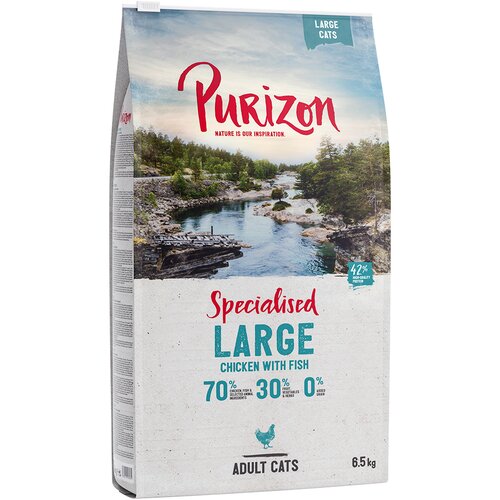 Purizon ekonomično pakiranje 2 x 6,5 kg - Adult piletina i riba XL Cijene