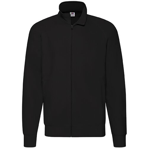 Fruit Of The Loom Black Men&amp;#039;s Sweatshirt Lightweight Sweat Jacket Slike