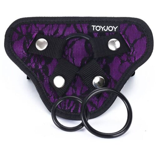 Toyjoy STRAP-ON LACE HARNESS VIOLET Slike