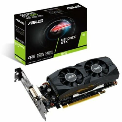 Asus NVIDIA GeForce 4GB GDDR5, DUAL-GTX1650-O4G-LP-BRK grafička kartica Slike