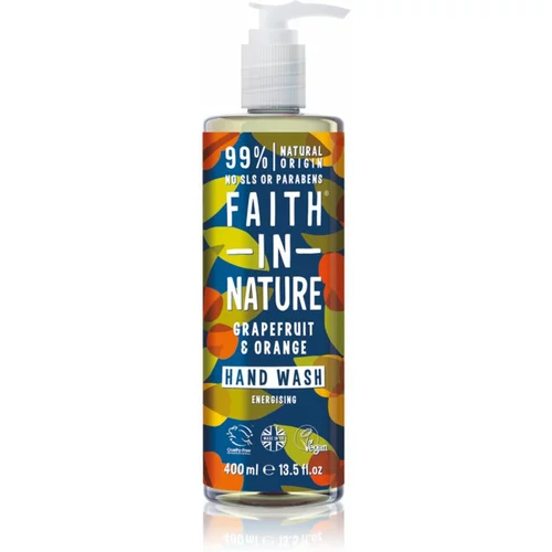 FAITH IN NATURE Grapefruit & Orange prirodni tekući sapun za ruke 400 ml