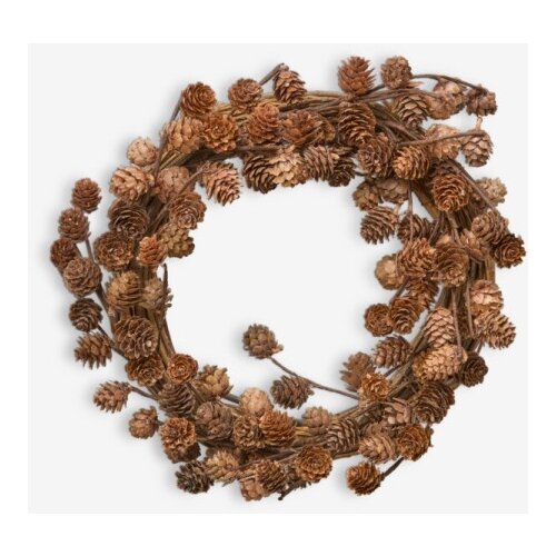  Wreath fi 38cm w/pinecones Slike