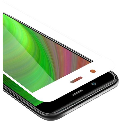 Cadorabo Huawei NOVA 2 PLUS - Za&scaron;čitna folija za transparentna z belo - Za&scaron;čitno steklo s kaljenim zaslonom s trdoto 9H in 3D dotikom, (20604408) Cene