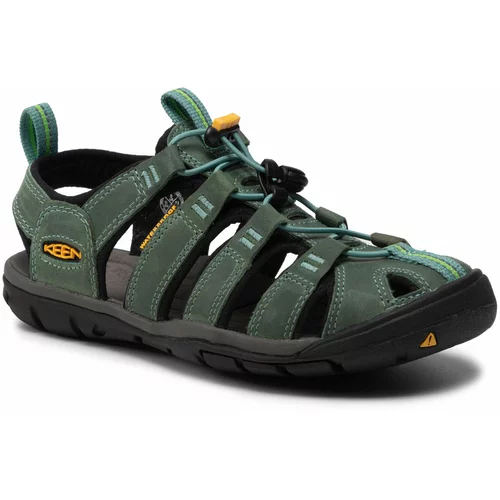 Keen Sandali Clearwather Cnx Leather 1014371 Mineral Blue/Yellow