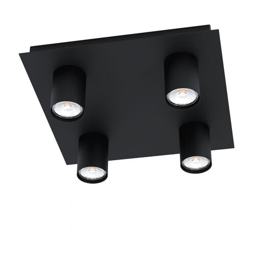 Eglo stropni reflektor Valcasotto 99516, 4x GU10, 32x32 cm, crna Cijene