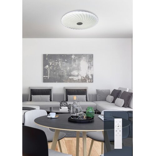 Candellux Lighting Bela LED zatemnitvena stropna svetilka z daljinskim upravljalnikom 38,5x38,5 cm Calipso &amp;ndash; Slike