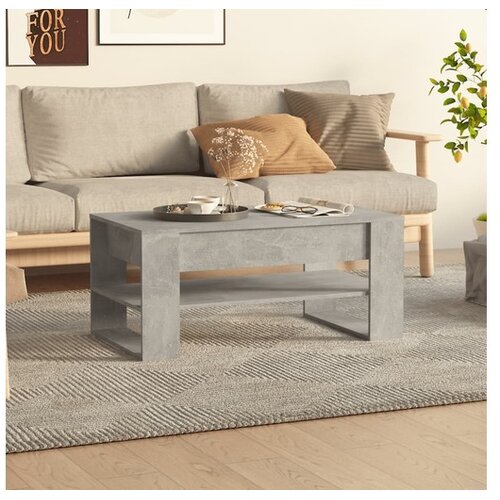  Stolić za kavu boja betona 102 x 55 x 45 cm konstruirano drvo Cijene
