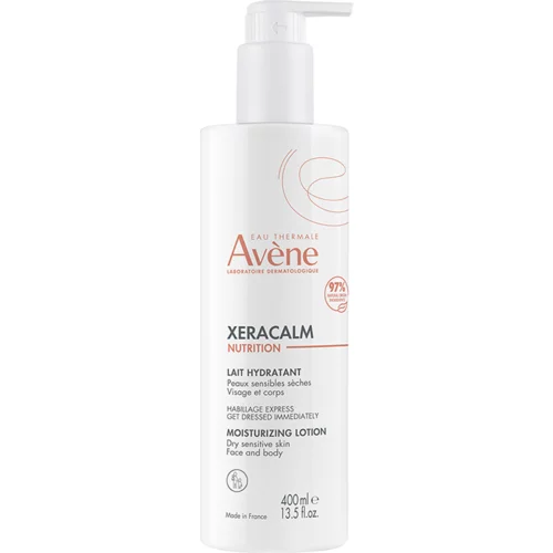 Avene XeraCalm Nutrition vlažilno mleko za obraz in telo za zelo suho kožo 400 ml