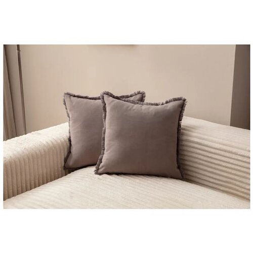 WALLXPERT sacakli - grey v2 grey cushion cover set (2 pieces) Cene