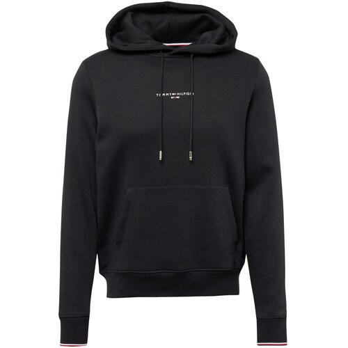 Tommy Hilfiger Sweater majica crna / bijela Cene