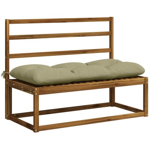  Jastučići za klupe VIANEN 2 kom. 100% poliester Svijetlo zelena - Svijetlo zelena 110 x 50 x 12 cm Slike