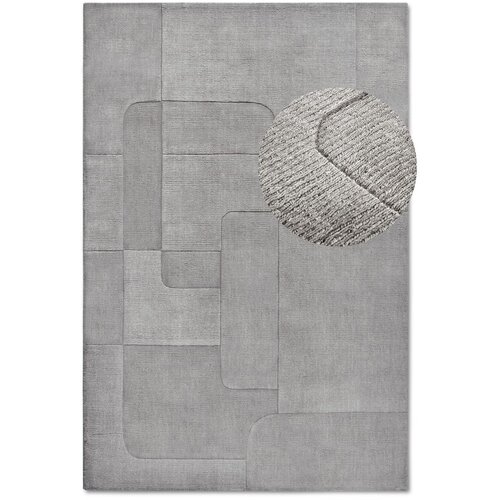 Villeroy &amp;amp; Boch Sivi ručno rađen vuneni tepih 80x150 cm Charlotte &amp;ndash; Slike
