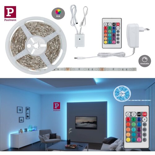  Paulmann 5m set led traka rgb IP20 crni petak Slike