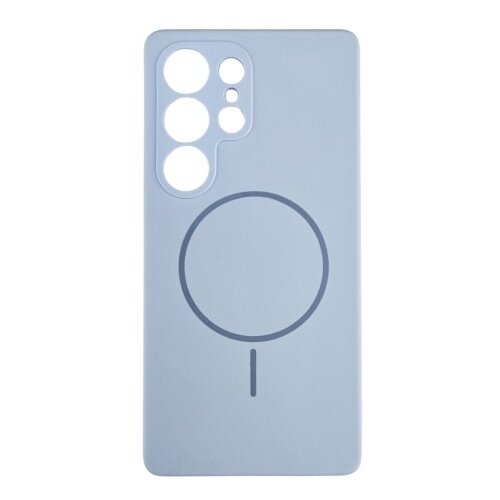 Silikonska futrola Magsafe LUX Samsung S25 Ultra BEBI PLAVA Slike
