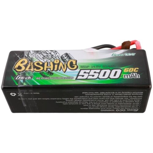 Gens ace LIPO BATERIJA 5500MAH 14,8V 60C 4S1P ZA RC MODELE S TRDIM ETUIOM, (5000291906) Cene