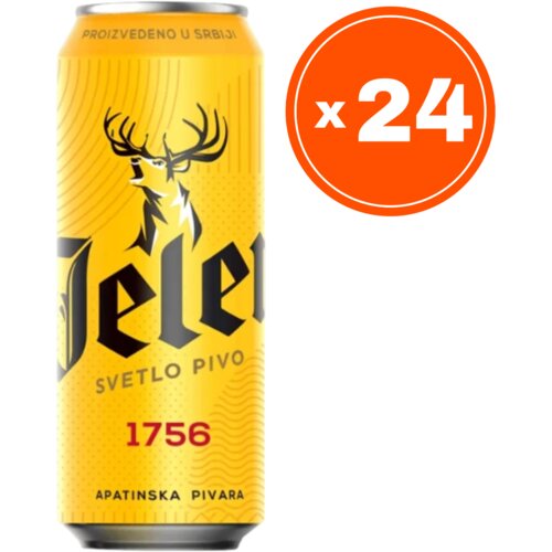 Jelen Svetlo pivo, 0.5l, 24 komada Slike