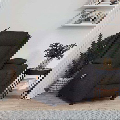  Masažna fotelja od tkanine crna Cene