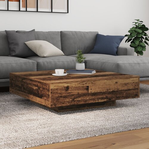 vidaXL Klubska miza Star les Trden les 100 x 100 x 31 cm Vzdržljiva Cene