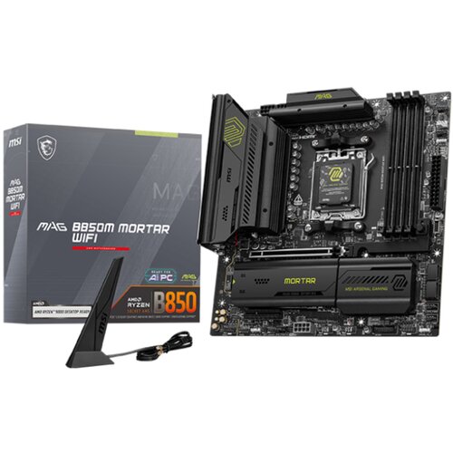 MSI MAG B850M MORTAR WIFI matična plošča AMD B850 Utor AM5 Mikro ATX Cene