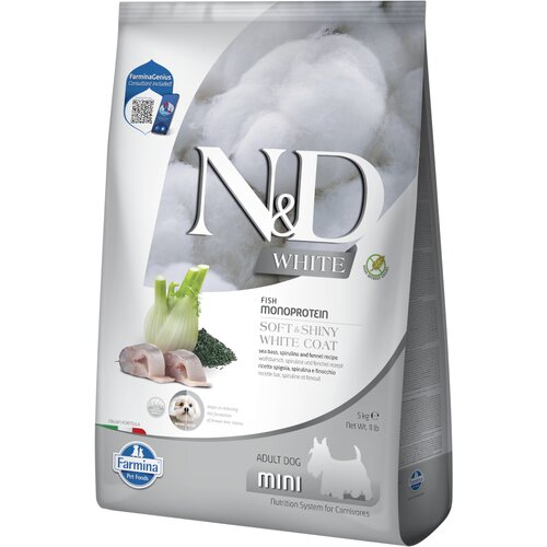 N&d Dog Adult Mini White s brancinom, komoračem i spirulinom - 5 kg Cijene
