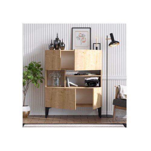Hanah home konzolna komoda Krista - hrast safir Slike
