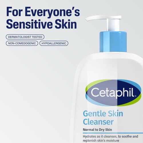Cetaphil Gentle Skin Cleanser čistilni losjon za občutljivo in suho kožo 473 ml Slike